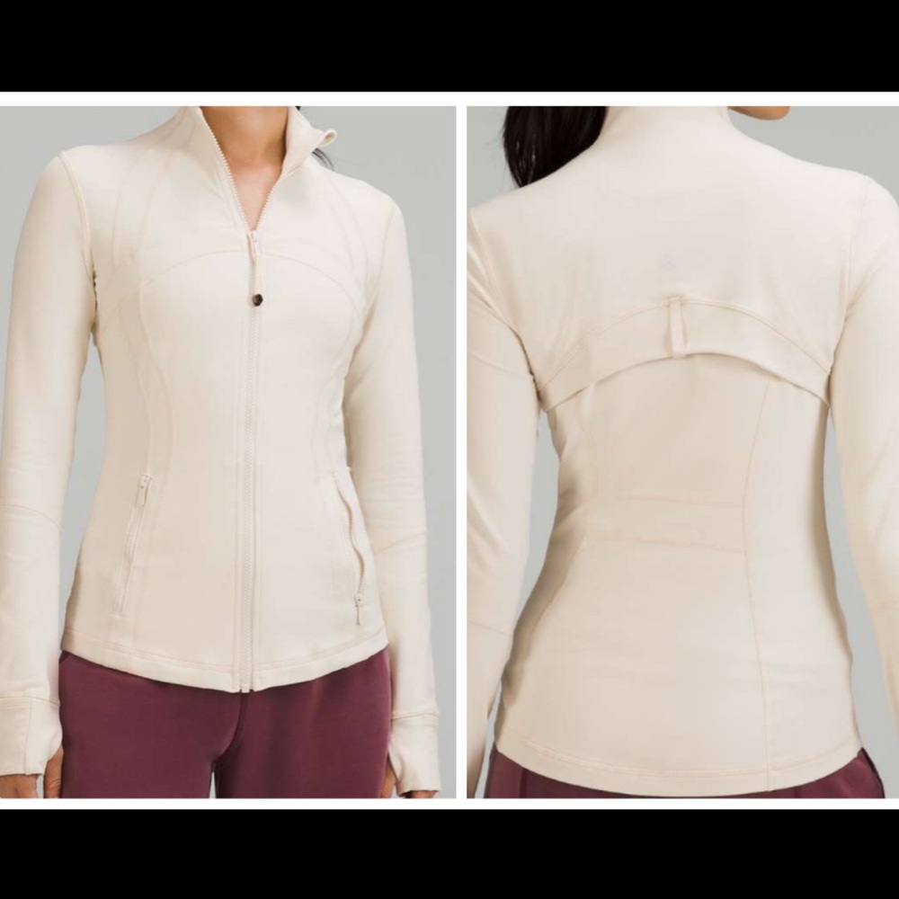 Lululemon Define Jacket *Luon White Opal size: 4 in EUC.
